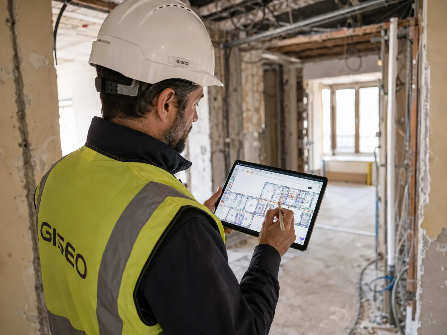 Relevé PEMD au stylet sur tablette, en déconstruction